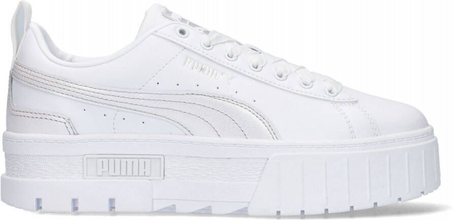 Puma Mayze Glow Dames Schoenen White Leer Synthetisch