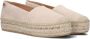 Red Rag Beige Suède Espadrilles met Plateauzool Beige Dames - Thumbnail 1