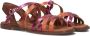 Red Rag Oranje Leren Sandalen voor Dames Multicolor Dames - Thumbnail 1