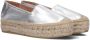 Red Rag Zilveren Espadrilles met Jute Platform Gray Dames - Thumbnail 1