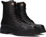 Red Rag 74680 VeterlaarzenHoge sneakersDames veterschoenenHalf-hoge schoenen Zwart - Thumbnail 1