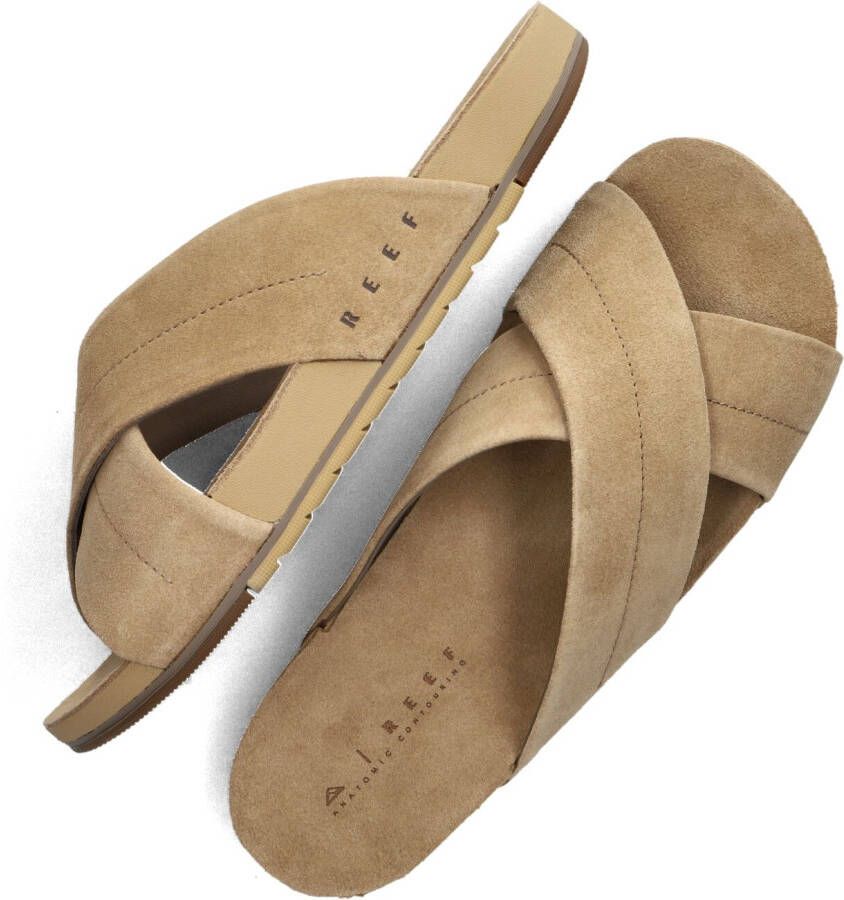 REEF Beige Slippers Ojai Cros