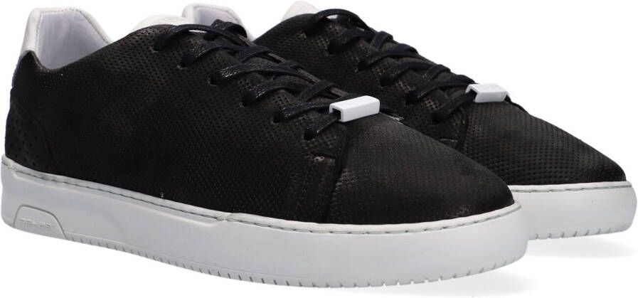 Rehab Vintage Zwarte Lage Sneaker Teagan Black Heren