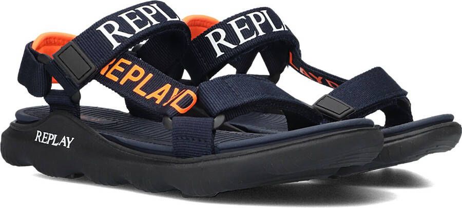 Replay Spacer 1 Sandalen Donkerblauw