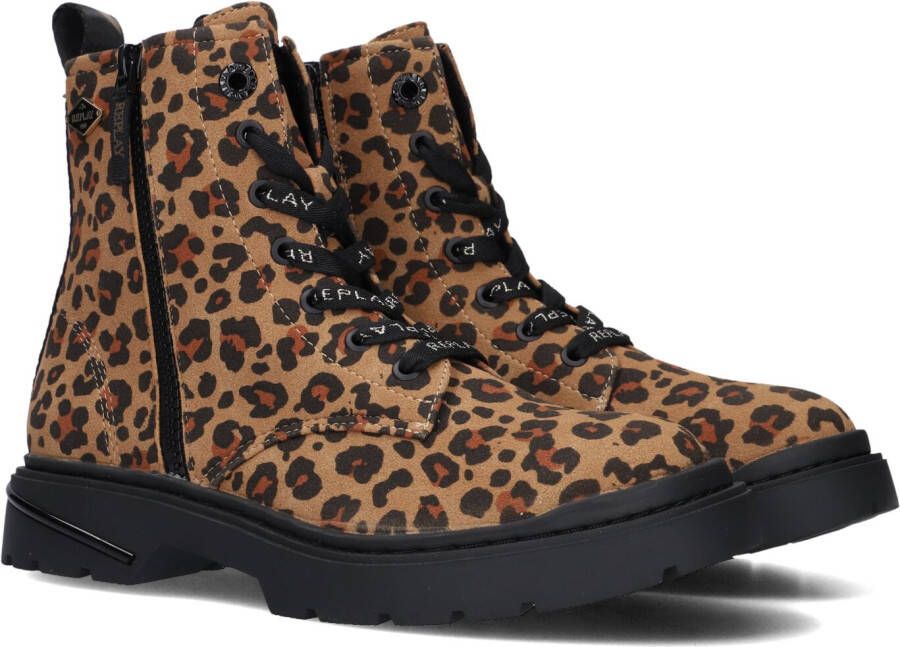 REPLAY Joplin 16D veterboots cognac zwart