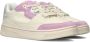 Scotch & Soda Off White en Paarse Sneakers Elli Multicolor Dames - Thumbnail 1