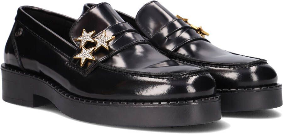 Scotch & Soda Emma loafer van lakleer met strass detail