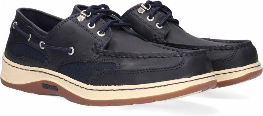 Sebago Blauwe Veterschoenen Clovehitch