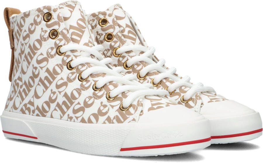 See by Chloé Aryana veter-up sneakers Wit Dames