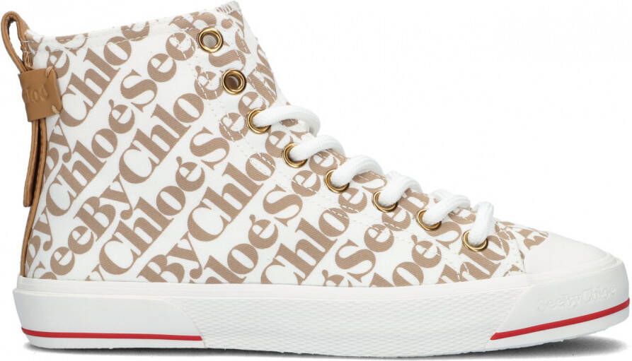 See by Chloé Aryana veter-up sneakers Wit Dames