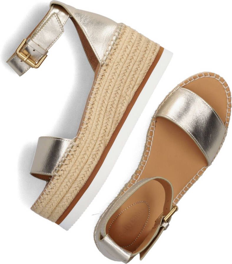 SEE BY CHLOÉ See By Chloé Espadrilles Dames Glyn Maat: 39 Materiaal: Leer Kleur: Goud