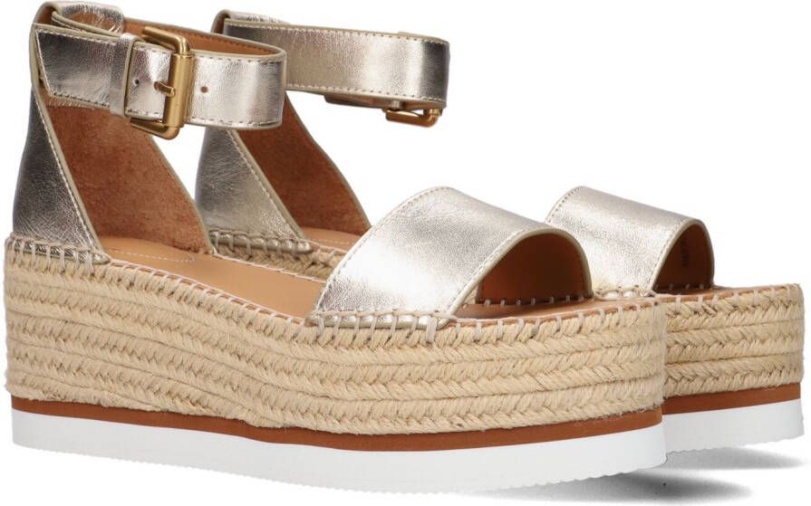 SEE BY CHLOÉ See By Chloé Espadrilles Dames Glyn Maat: 37 Materiaal: Leer Kleur: Goud