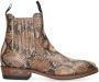 Sendra Bruine Slangenprint Cowboy Laarzen Brown Heren - Thumbnail 4