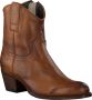 Sendra 16751 Enkellaarsjes Enkelboots met rits Dames Bruin - Thumbnail 1