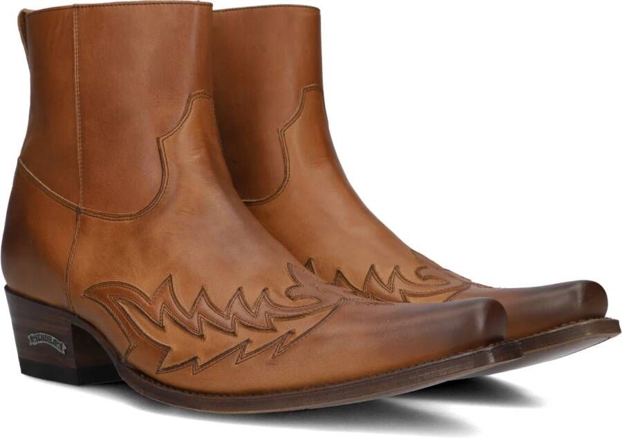 SENDRA Cowboylaarzen Heren 11783 Maat: 39 Materiaal: Leer Kleur: Bruin