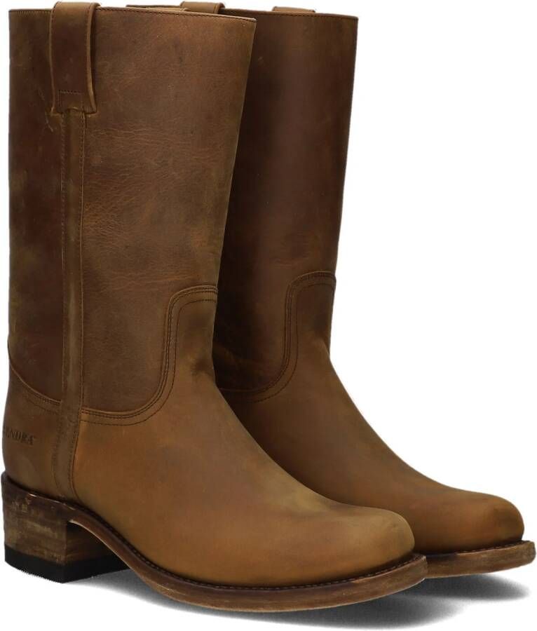 SENDRA Cowboylaarzen Dames 3165 Maat: 40 Materiaal: Leer Kleur: Cognac