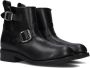 Sendra Zwarte Bikerboots met Metalen Gespen Black Dames - Thumbnail 1