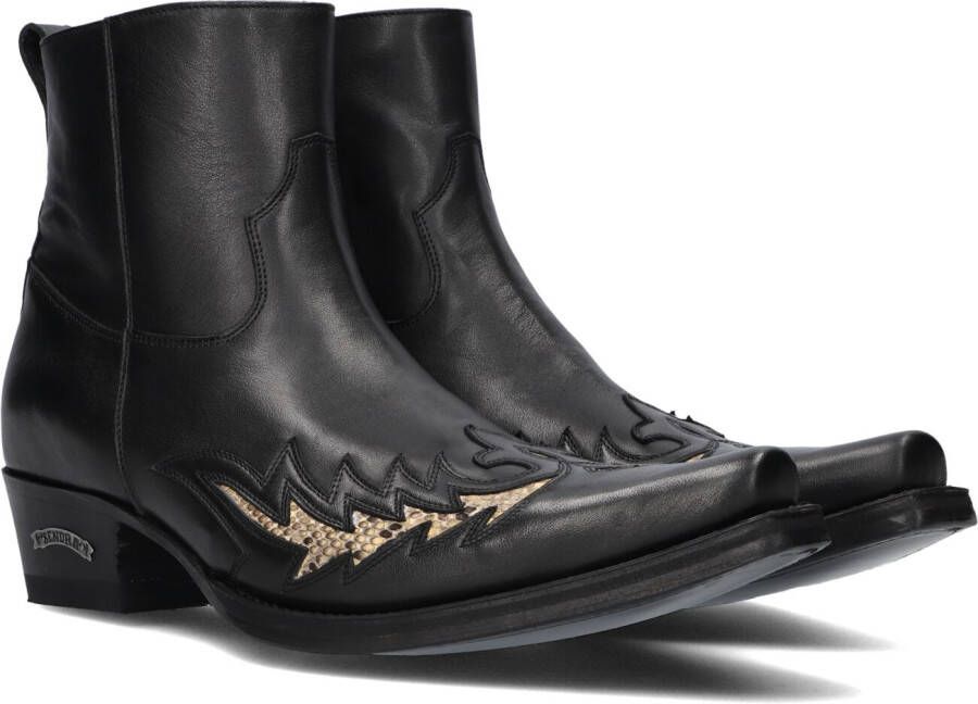 SENDRA Cowboylaarzen Heren 12185p Maat: 48 Materiaal: Leer Kleur: Zwart