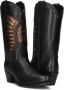 SENDRA Cowboylaarzen Dames 18802 Maat: 36 Materiaal: Leer Kleur: Zwart - Thumbnail 1