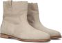 SHABBIES Chelsea Boots Dames Festi Ankie Maat: 40 Materiaal: Suède Kleur: Beige - Thumbnail 1