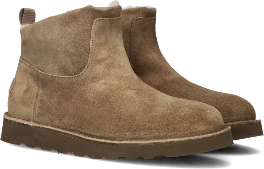 SHABBIES Enkelboots Dames Palissa Ankle Boot Maat: 41 Materiaal: Suède Kleur: Beige