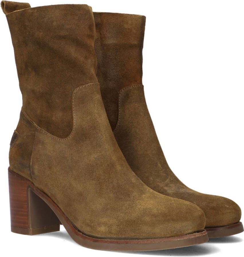 Shabbies Amsterdam Shabbies 183020323 Enkellaarsjes Enkelboots met rits Dames Bruin