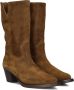 SHABBIES Enkellaarsjes Dames Lure Mid Boot Maat: 38 Materiaal: Suède Kleur: Bruin - Thumbnail 1