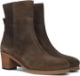 Shabbies Amsterdam Shabbies Lieve G Ankle Boot Enkellaarsjes Enkelboots met rits Dames Taupe - Thumbnail 1