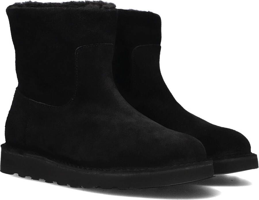 SHABBIES Enkelboots Dames Palissa L Maat: 42 Materiaal: Suède Kleur: Zwart