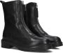 SHABBIES Enkelboots Dames Tirza Zipa Maat: 39 Materiaal: Leer Kleur: Zwart - Thumbnail 1