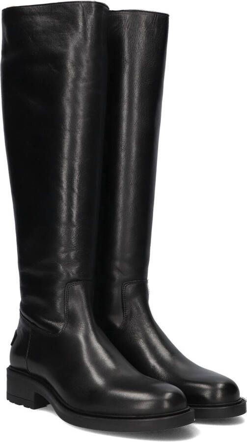 SHABBIES Hoge laarzen Dames Dean High Boot Maat: 37 Materiaal: Leer Kleur: Zwart