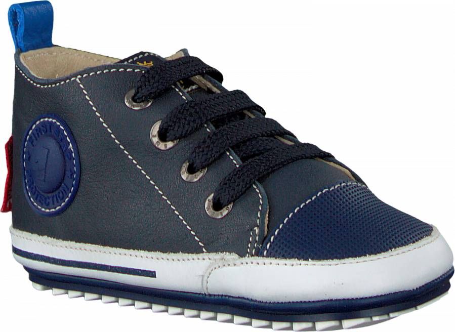 Shoesme donkerblauw Bp8S004 I veterschoenen en klitteband Zwart Unisex