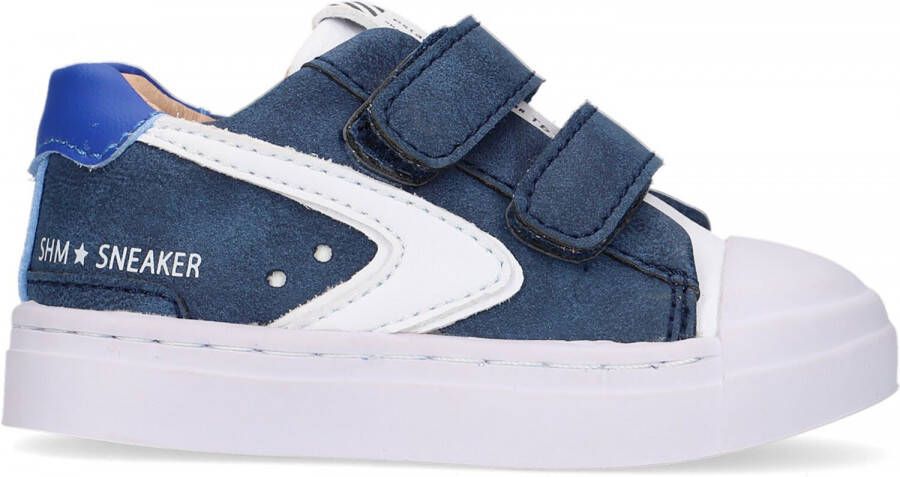 Shoesme Sh22s015 Lage sneakers Leren Sneaker Jongens Blauw