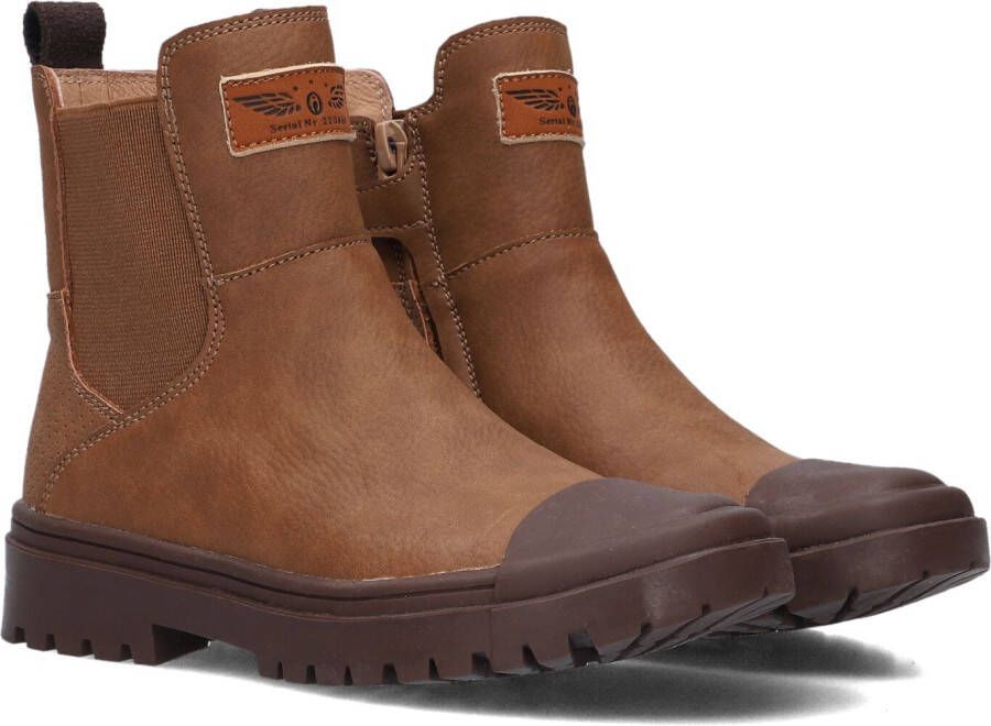 Shoesme Enkelboots Meisjes jongens Cognac Leer