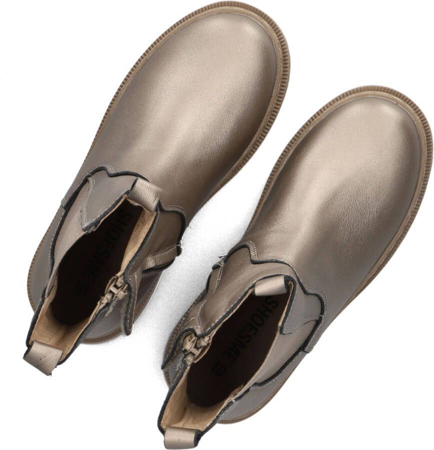 Shoesme leren chelsea boots champagne goud Meisjes Leer Effen 24