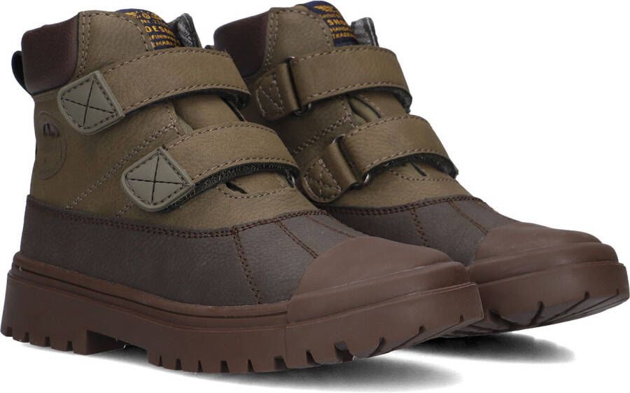 Shoesme Klittenbandschoenen Jongens Green Water-Proof membraan