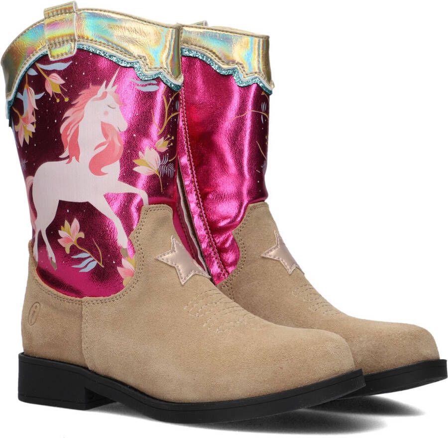 Shoesme Laarzen Meisjes Pink Unicorn Warm gevoerd