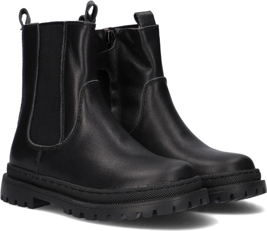 Shoesme NT21W004-B leren chelsea boots zwart Meisjes Leer Effen 31