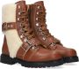 So Jamie Bruin Tinten Cosy Veterboots Laarzen Met Veters Meisjes Cognac - Thumbnail 1