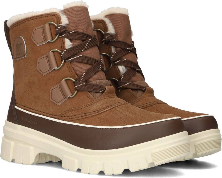 SOREL Snowboots Dames Torino V Wp Maat: 40 5 Materiaal: Suède Kleur: Bruin