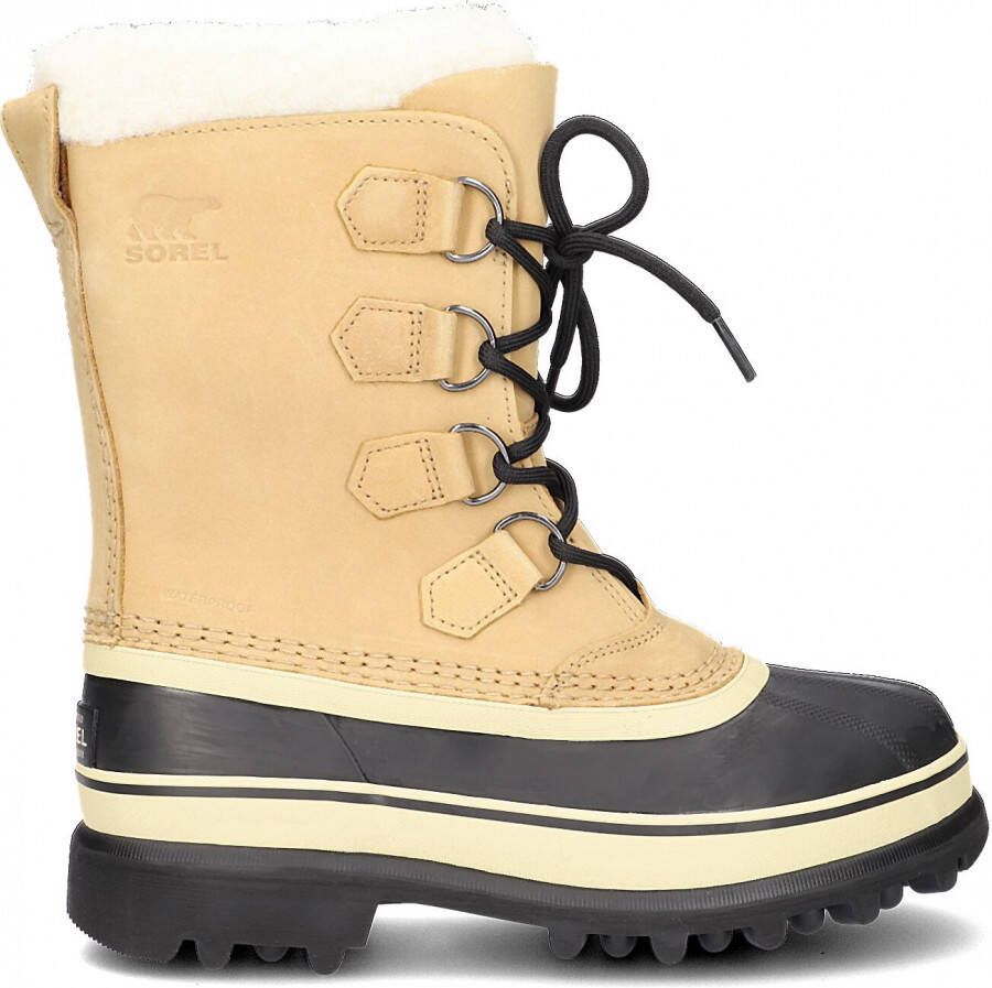 SOREL Snowboots Dames Caribou Wp Maat: 39 Materiaal: Nubuck Kleur: Cognac