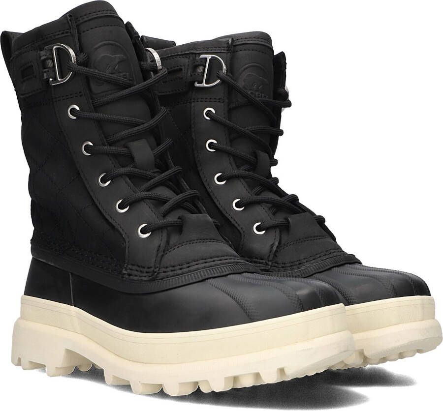 SOREL Veterboots Dames Caribou Royal Wp Dames Maat: 40 5 Materiaal: Rubber Kleur: Zwart