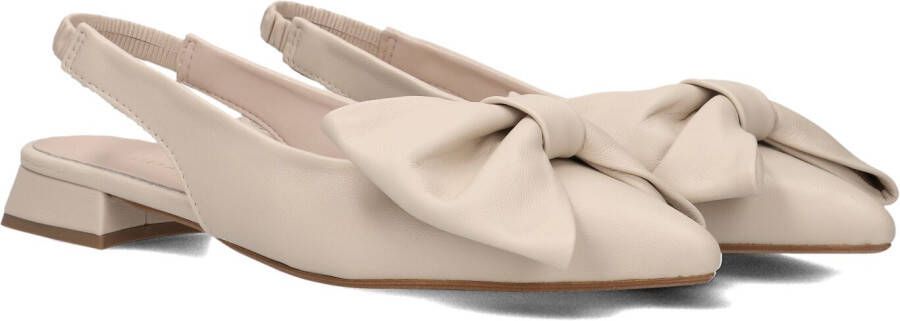 STEFANO LAURAN Slingbacks Dames Mirella Maat: 35 Materiaal: Leer Kleur: Beige