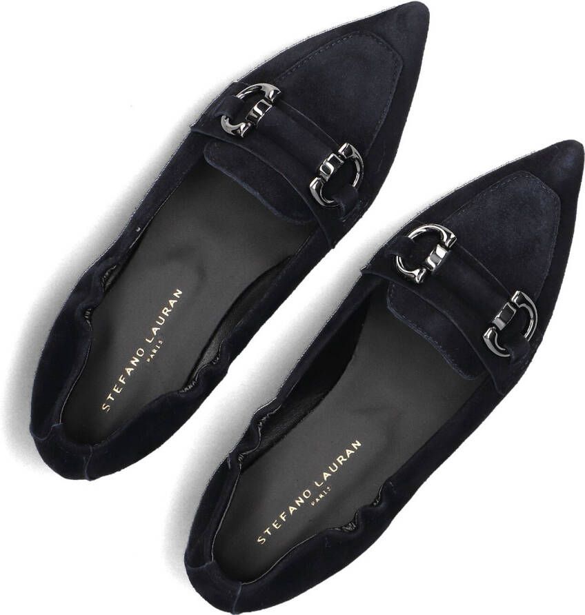 STEFANO LAURAN Loafers Dames S3296 Maat: 38 Materiaal: Suède Kleur: Blauw