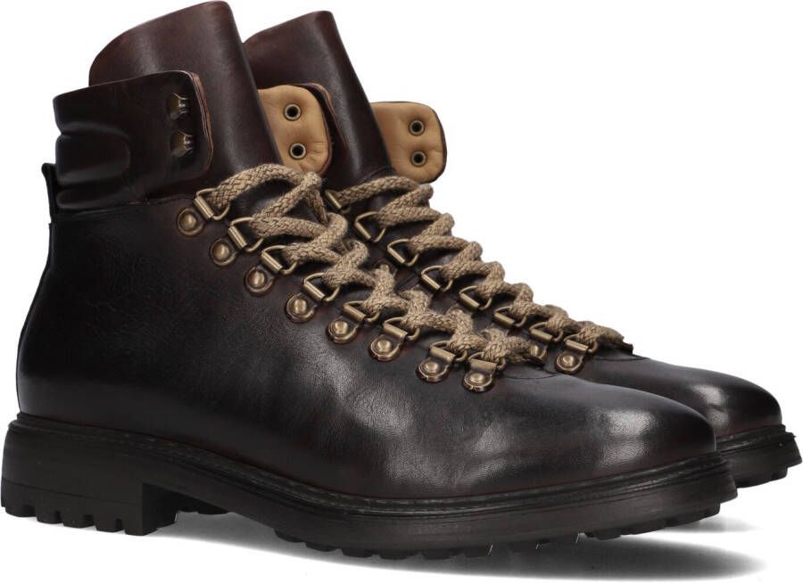 STEFANO LAURAN Veterboots Heren 1562 Maat: 41 Materiaal: Leer Kleur: Bruin