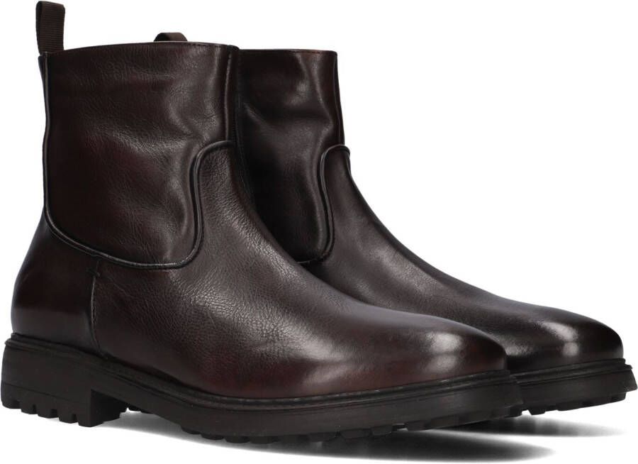 STEFANO LAURAN Enkelboots Heren Pm10 Maat: 42 Materiaal: Leer Kleur: Bruin