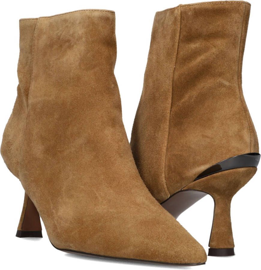 STEFANO LAURAN Enkellaarsjes Dames Botin Maat: 38 Materiaal: Suède Kleur: Camel