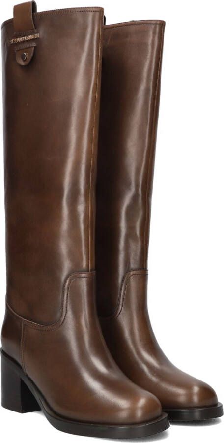 STEFANO LAURAN Hoge Laarzen Dames Gr2107 Maat: 40 Materiaal: Leer Kleur: Bruin