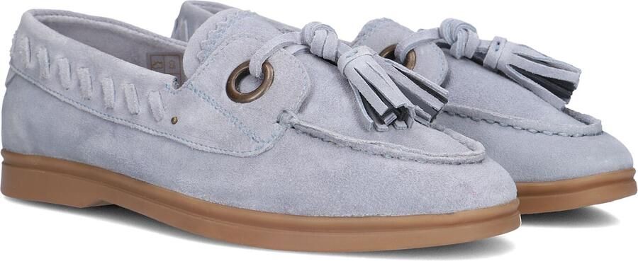 STEFANO LAURAN Instappers Dames Zalama-30 Maat: 38 Materiaal: Suède Kleur: Blauw