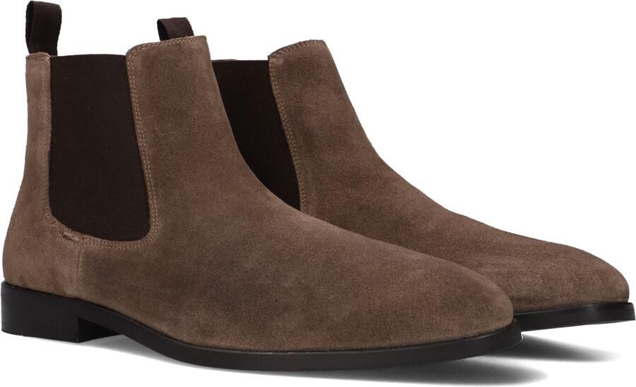 STEFANO LAURAN Chelsea Boots Heren 92302 Maat: 41 Materiaal: Suède Kleur: Taupe